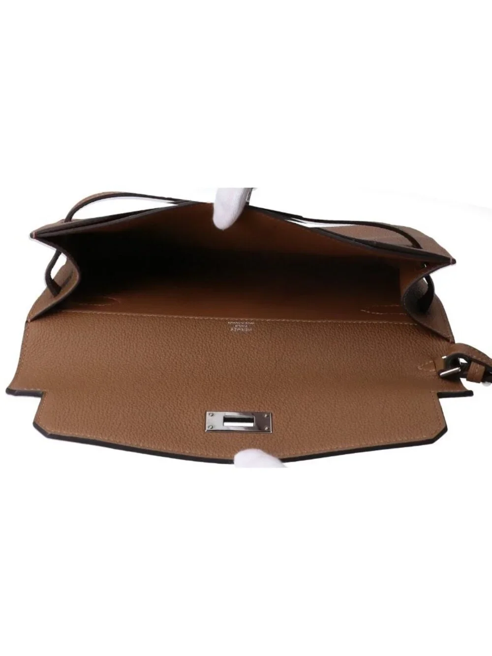 Hermes Halzan Togo Kelly Depeche 25 Clutch